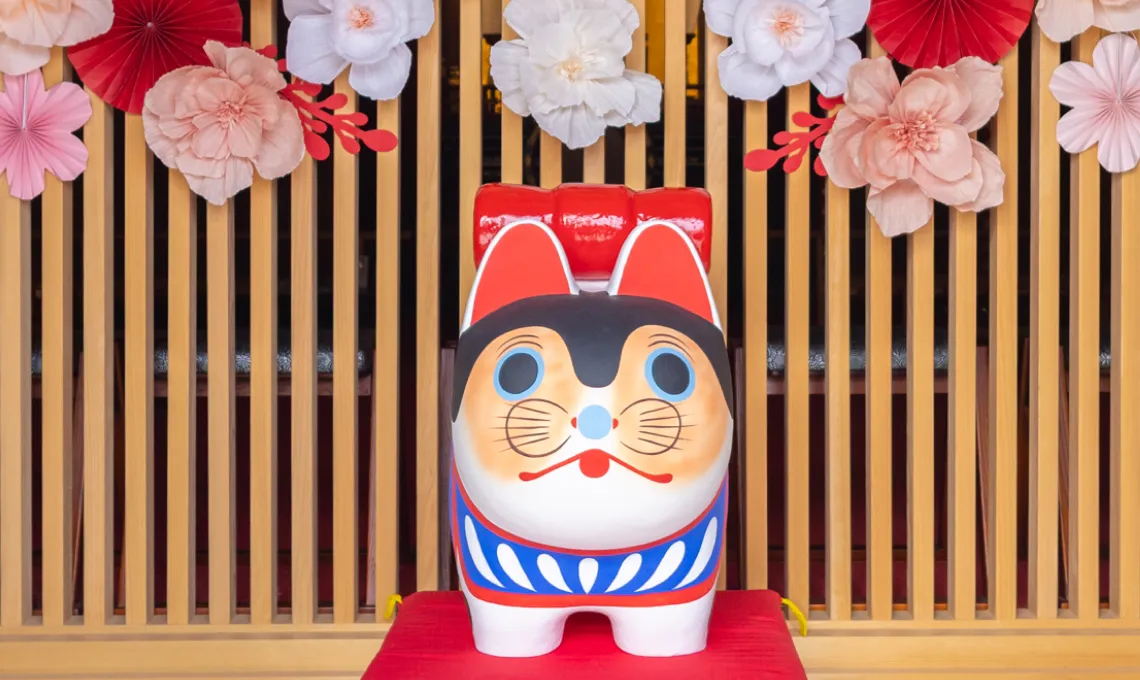 かわいらしい犬張子